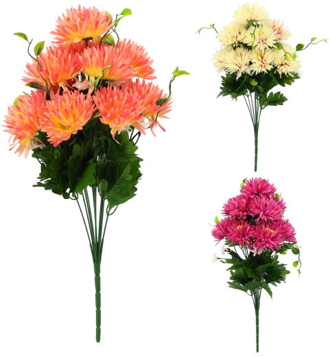Sztuczna chryzantema – dekoracyjny bukiet 50 × 25 × 25 cm