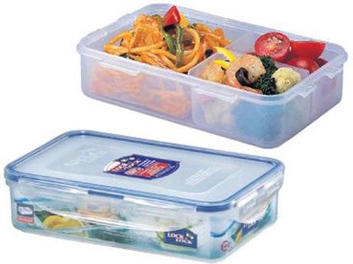 Pojemnik na żywność LOCKnLOCK z 3 przegrodami 800 ml