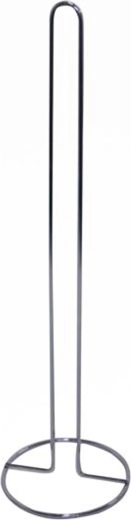 Uchwyt na papier toaletowy z chromowanego metalu 55,7 × 16 cm