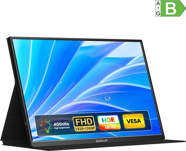 Przenośny monitor gamingowy ZEUSLAP P16 16" WUXGA 120 Hz