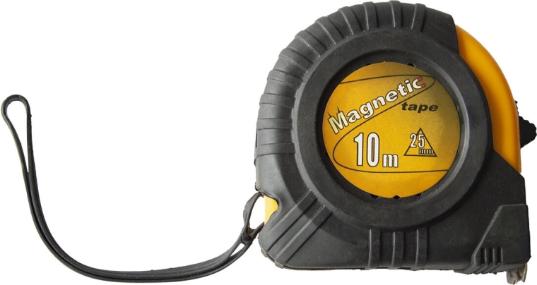 Miara zwijana MAGNETIC 10 m, szerokość taśmy 25 mm