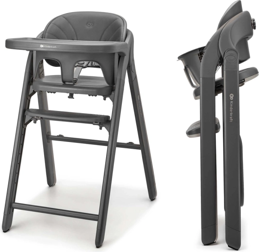 Kinderkraft Tino krzesełko do karmienia 3 w 1 grey