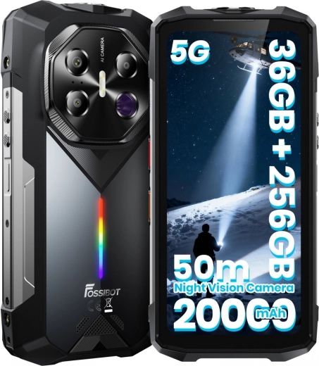 Smartfon Fossibot F113 szary