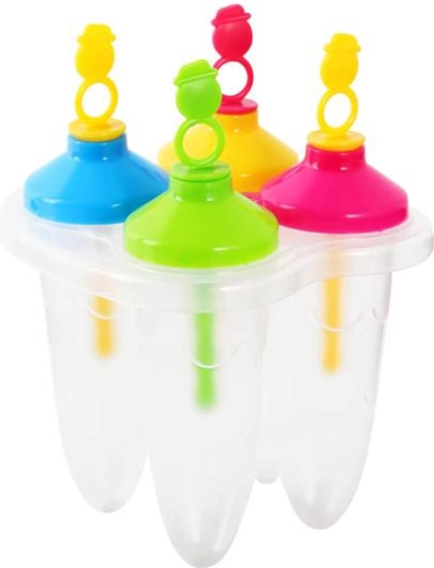 Plastowa foremka do lodów TORO 4×76 ml