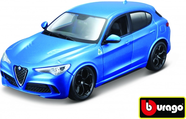 Bburago 1:24 Alfa Romeo Stelvio niebieski 18-21086