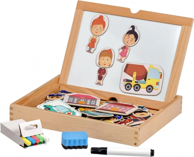 Magnetyczna gra w walizeczce – Zgadniesz mój zawód? LUCY & LEO