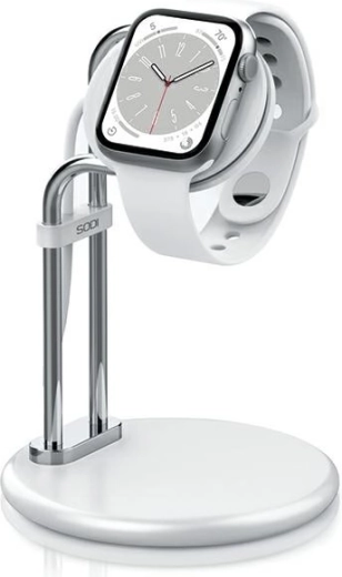 Aluminiowa podstawka do ładowania Apple Watch – srebrna