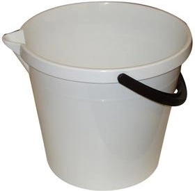 Wiadro z miarką i lejkiem 7 l, mix kolorów