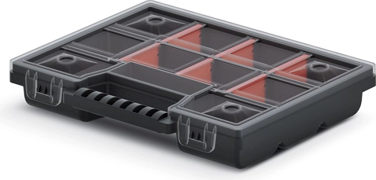 Plastowy organizer Kistenberg z regulowanymi przegródkami NOR 08