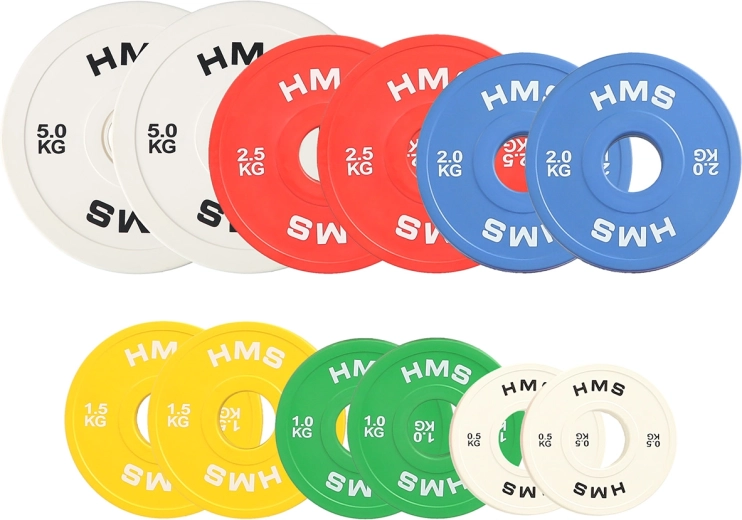 Frakcyjne talerze na sztangę 2 × 2 kg HMS