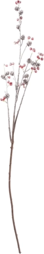 Plastowa gałązka z jagodami 97 cm