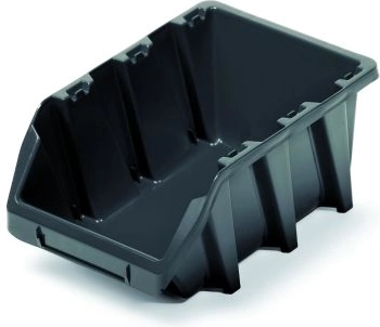 Plastowy pojemnik magazynowy Bineer Long 120 × 77 × 60 mm czarny