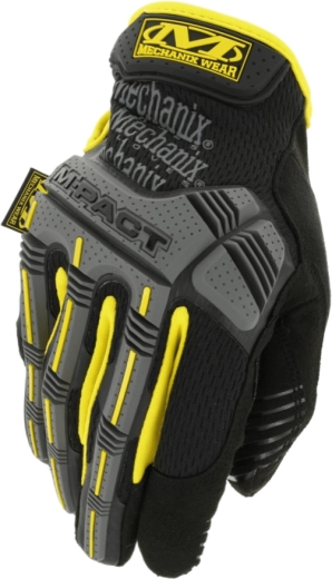 Rękawice Mechanix M-Pact, rozmiar L, czarno-żółte