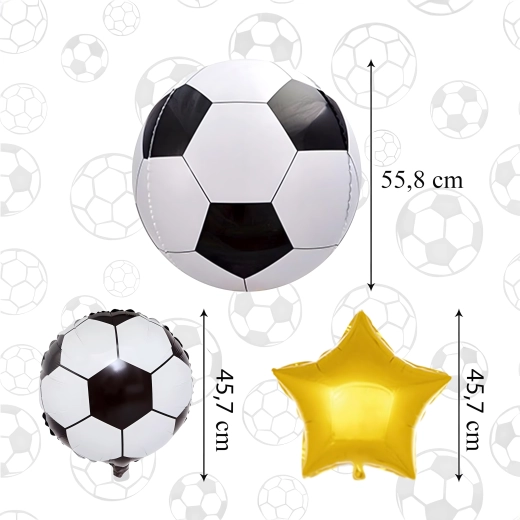 Zestaw balonów piłka nożna – 5 szt.