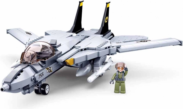 Klocki modelu myśliwca F-14 TOMCAT Sluban ModelBricks