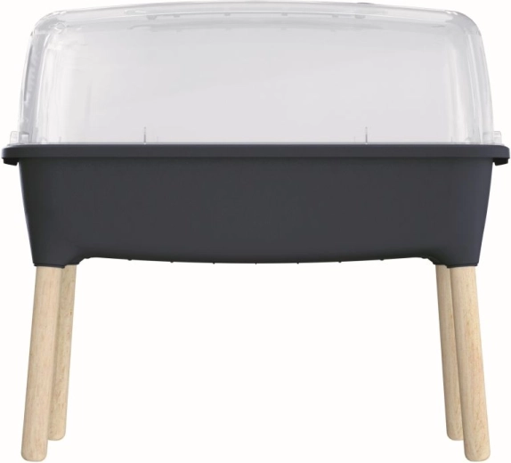 Skrzynia na rośliny Respana Planter Wood High 78 cm – antracyt