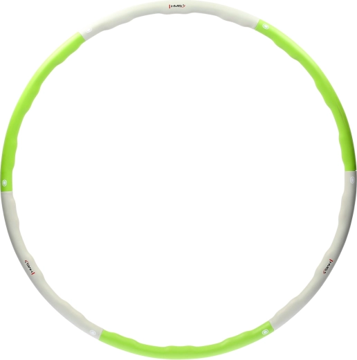 Masująca obręcz hula hoop HMS HHP003, 100 cm – zielona