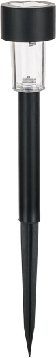Solarny lampa ogrodowa czarna 31 cm, 1 LED