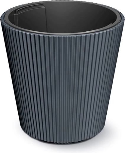 Donica z wkładem Milly 39 cm antracyt