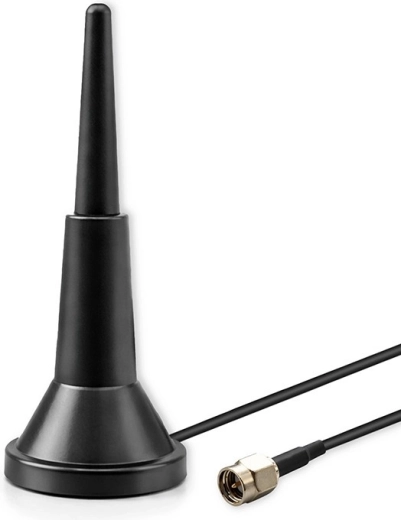 Antena 4G LTE z magnetyczną podstawą, 5 dBi, dookólna, 600–2700 MHz, SMA, 3 m