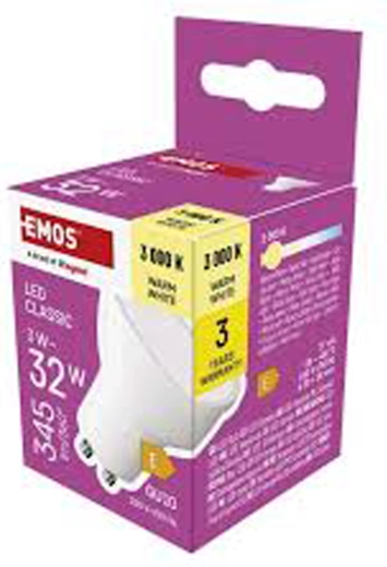 Żarówka LED GU10 MR16 3 W ciepła biel 345 lm