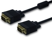 Ekranowany kabel VGA 1,8 m z ferrytami
