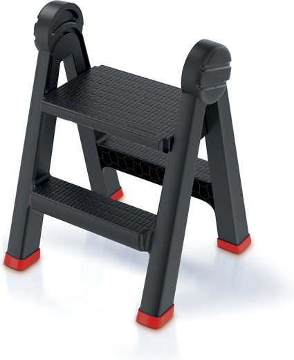 Schodki Titan Ladder dwustronne 2x2 stopnie, składane, 150 kg