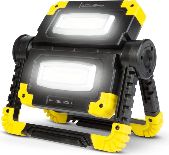 Akumulatorowy wielofunkcyjny reflektor LED Phenom 2 × 1000 lm