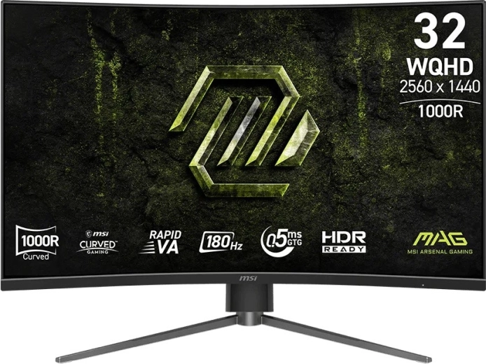 MSI MAG 325CQPF 31,5" zakrzywiony monitor WQHD do gier 180 Hz