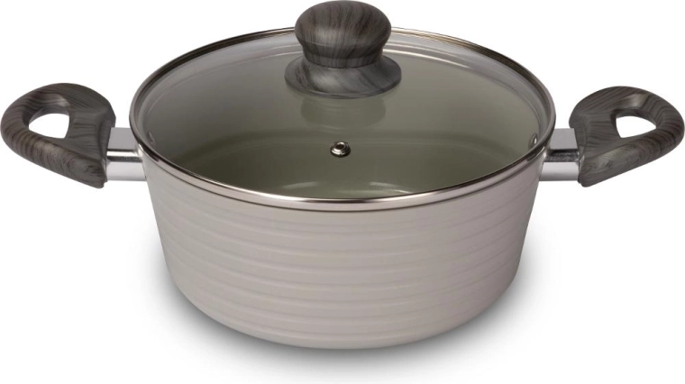 Lamart Stripe rondel z pokrywką 20 cm