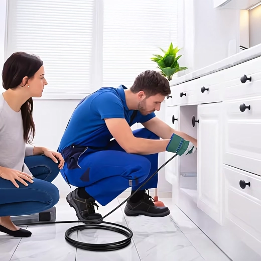 Wąż czyszczący do odpływów i kanalizacji 20 m z adapterami do myjek wysokociśnieniowych