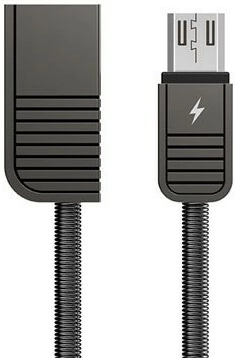 Remax RC-088m Linyo kabel danych micro USB, czarny