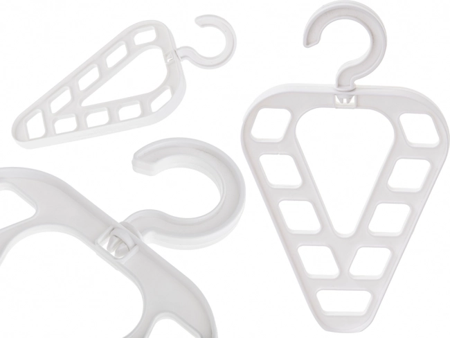 Wielofunkcyjny organizer do szafy z 9 otworami, biały