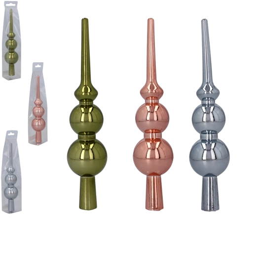 Gwiazda na czubek choinki 20 cm