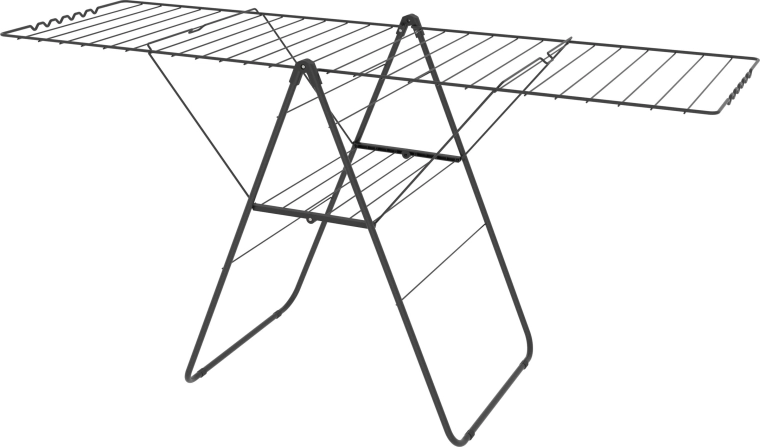 Rozkładana suszarka na pranie 25 m, czarna