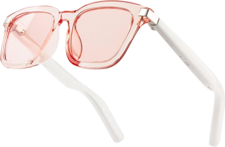 Inteligentne okulary audio COLMI G06 różowe