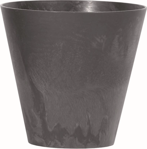 Donica z efektem betonu, antracyt, średnica 20 cm