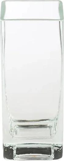 Kwadratowy wazon 10 × 10 × 25 cm