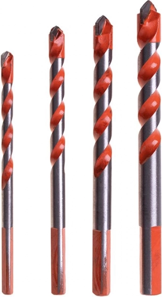 Zestaw uniwersalnych wierteł 4 szt. 6 - 12 mm