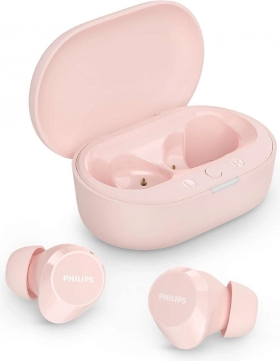 Bezprzewodowe słuchawki true wireless Philips TAT1209 różowe