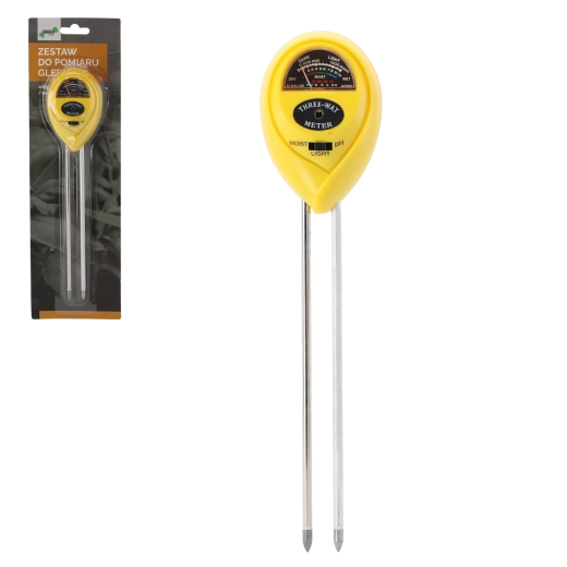 Zestaw do pomiaru gleby 3 w 1