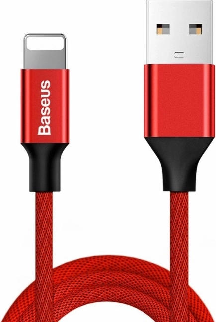 Baseus Yiven kabel lightning 180 cm, czerwony