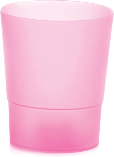 Doniczka na storczyki COUBI ORCHID 12,5 cm – transparentny różowy