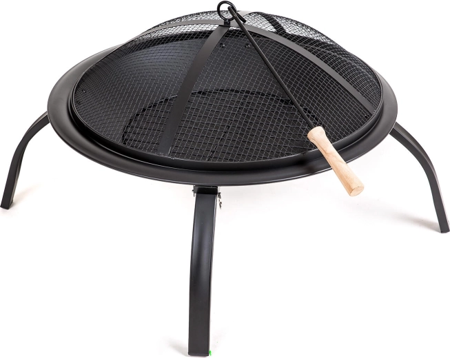 Metalowe palenisko ogrodowe Plate z pokrywą, 55 cm