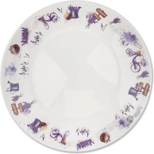 Ceramiczny talerzyk 20 cm Nowa lawenda