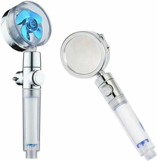 Ag866a ręczny prysznic niebieska turbina