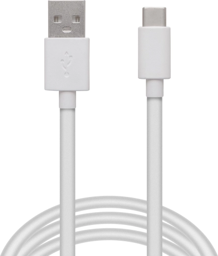 Kabel do transmisji danych USB-C biały 2 m