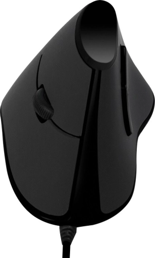 Ergonomiczna pionowa mysz optyczna LogiLink USB czarna