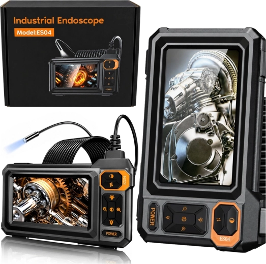 Inspekcyjna kamera endoskopowa z LCD 4,3" i 8 LED (IP67)