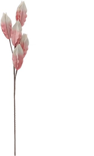 Dekoracyjny sztuczny kwiat 105 cm różowy